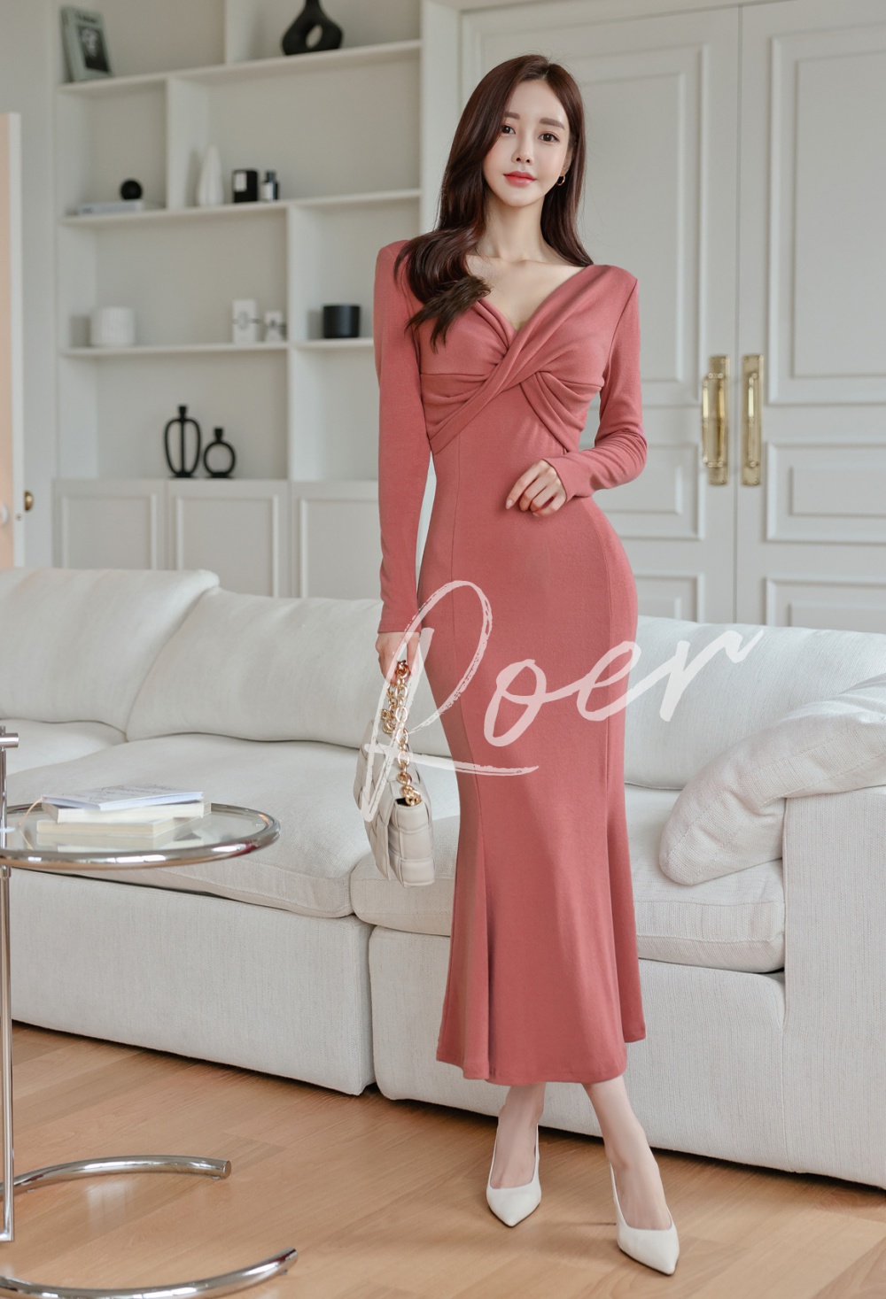 Sexy autumn and winter dress for women