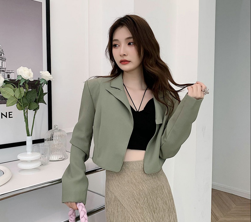Thin short business suit light minority coat for women