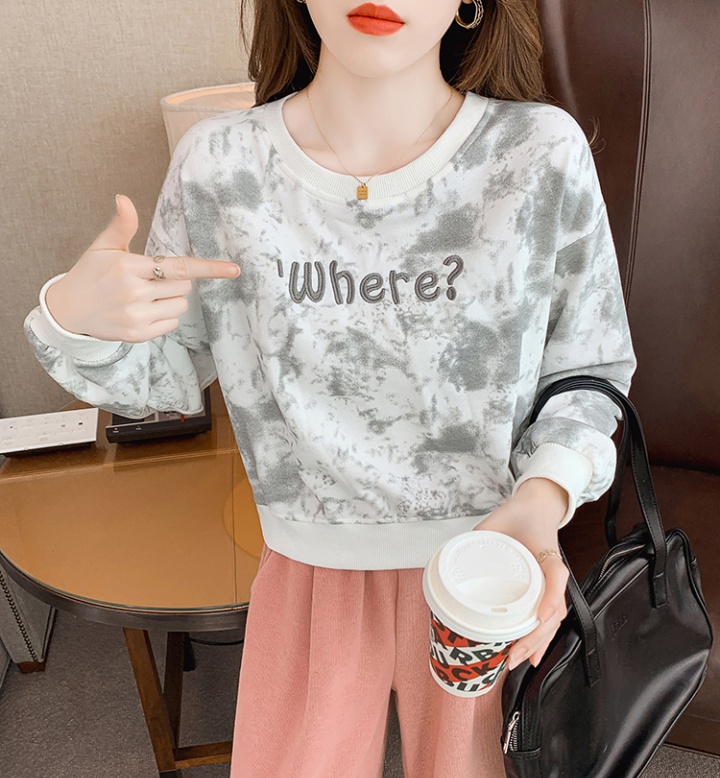 Spring and autumn thin hoodie loose autumn tops for women