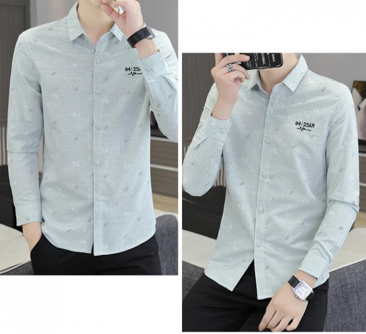 Autumn and winter Casual business slim shirt for men