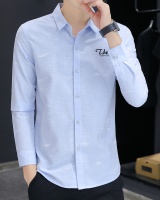 Autumn and winter simple slim long sleeve Casual shirt