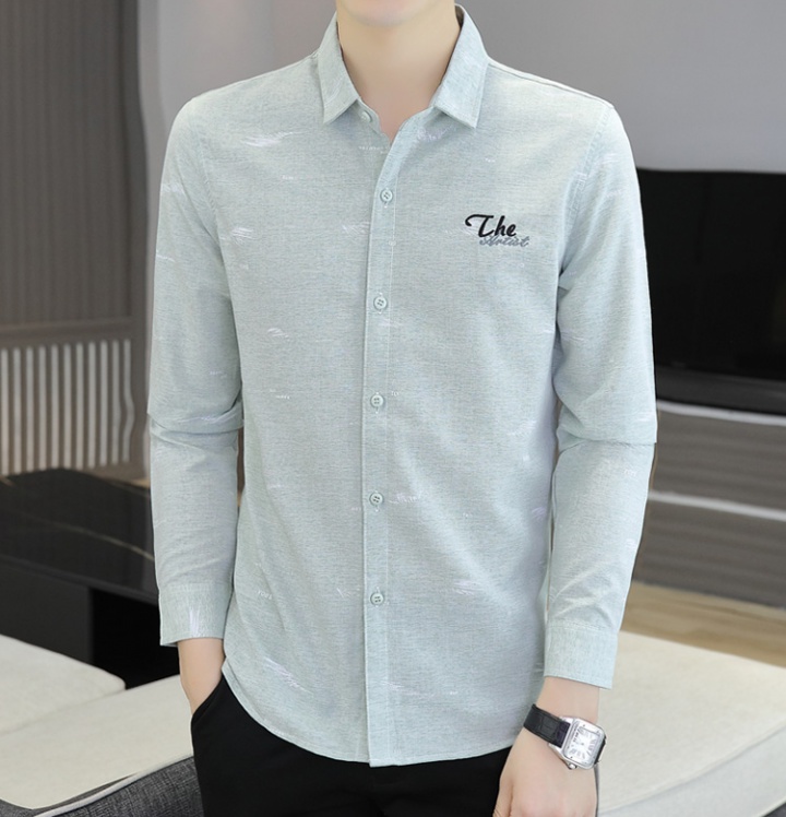 Autumn and winter simple slim long sleeve Casual shirt