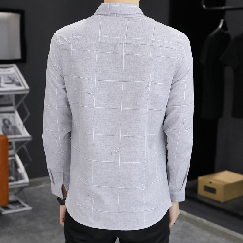 Long sleeve simple shirt for men