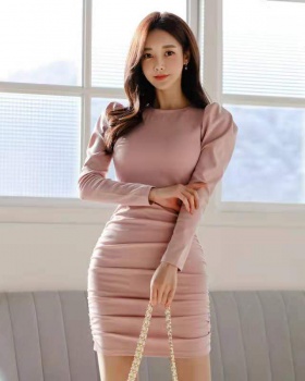 Bottoming fashion autumn and winter cozy dress