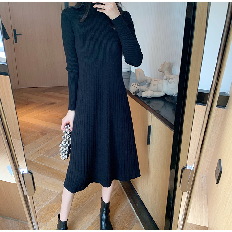 Bottoming all-match skirt knitted sweater for women