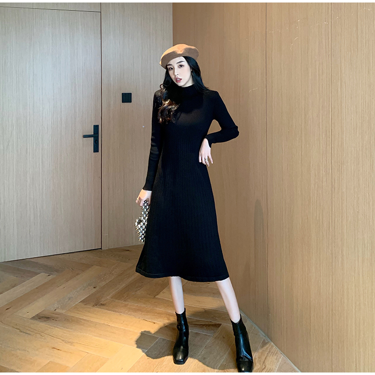 Bottoming all-match skirt knitted sweater for women