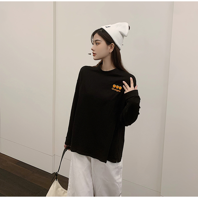 Korean style all-match T-shirt autumn loose tops for women