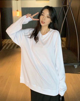 Autumn Casual pure Korean style lazy T-shirt for women