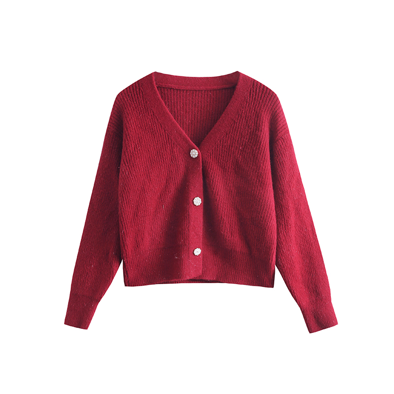 Fashion and elegant knitted temperament autumn cardigan