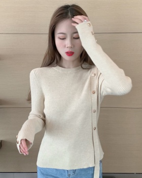 Korean style slim irregular autumn sweater