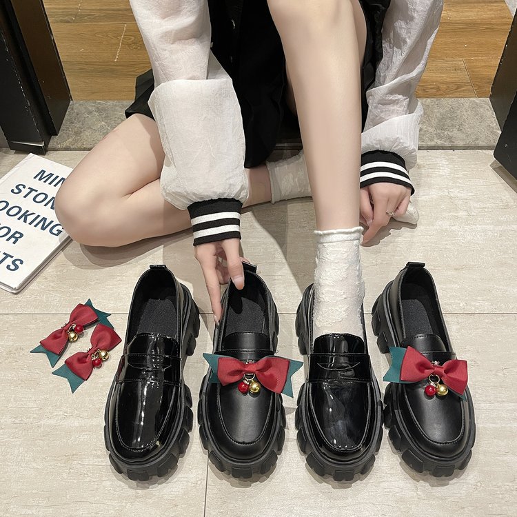 Student platform shoes low shoes for women