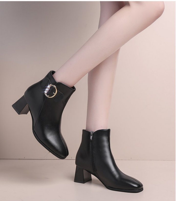 Middle-heel short boots women's boots for women