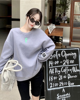 Long sleeve Korean style hoodie lazy pullover tops
