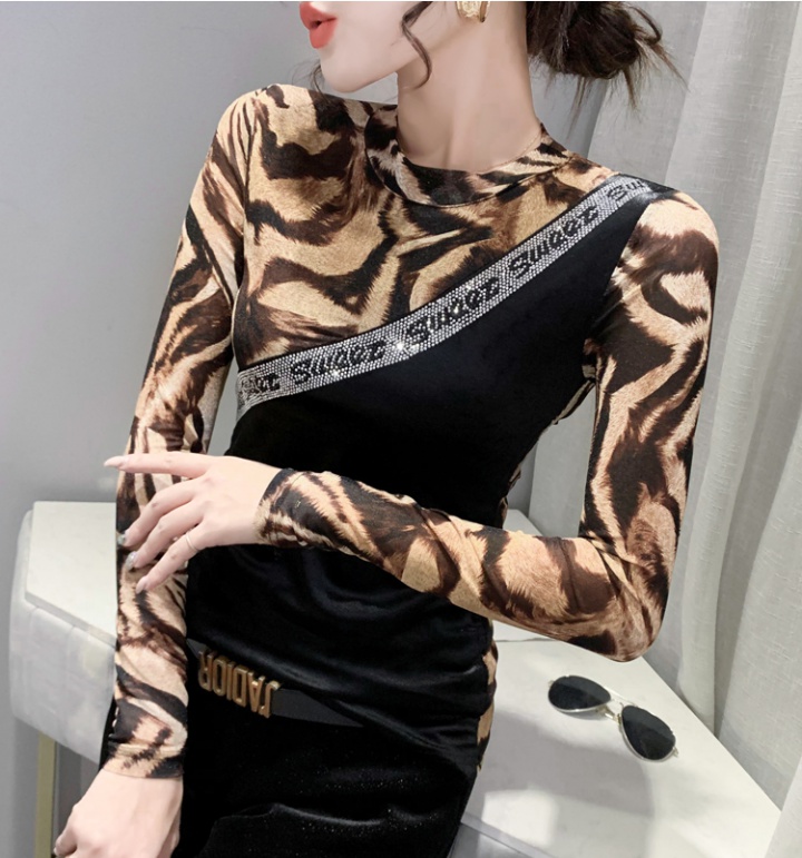 Fashion bottoming shirt all-match tops for women