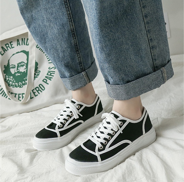 Minority thick crust shoes Casual canvas shoes