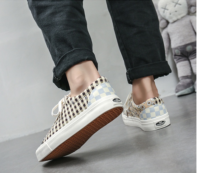 All-match canvas shoes stitching board shoes for men