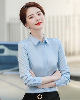 Long sleeve Korean style shirt slim tops for women