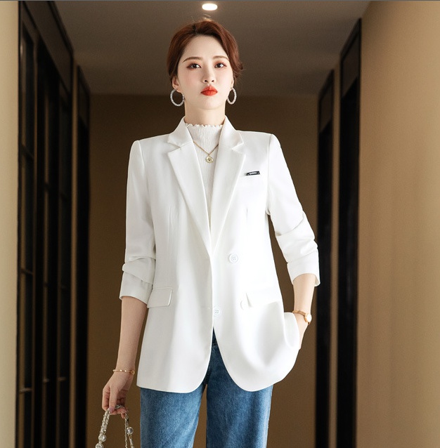 Long sleeve business suit profession coat for women