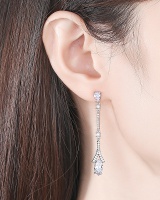 Korean style stud earrings drops of water earrings