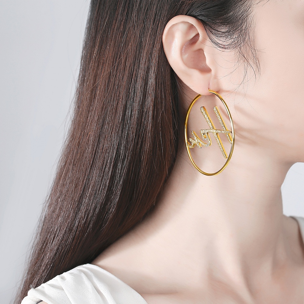 Letters stud earrings earrings for women