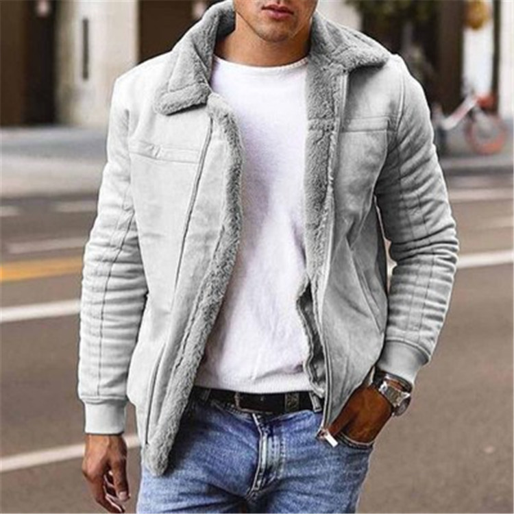Large yard jacket nubuck thick coat for men