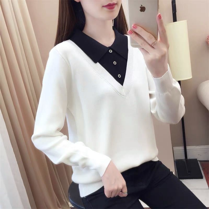 Autumn and winter sweater Western style bottoming shirt