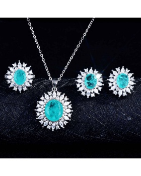 Opening necklace luxurious ring a set