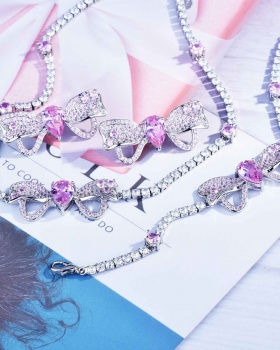 Fashion bracelets clavicle necklace a set
