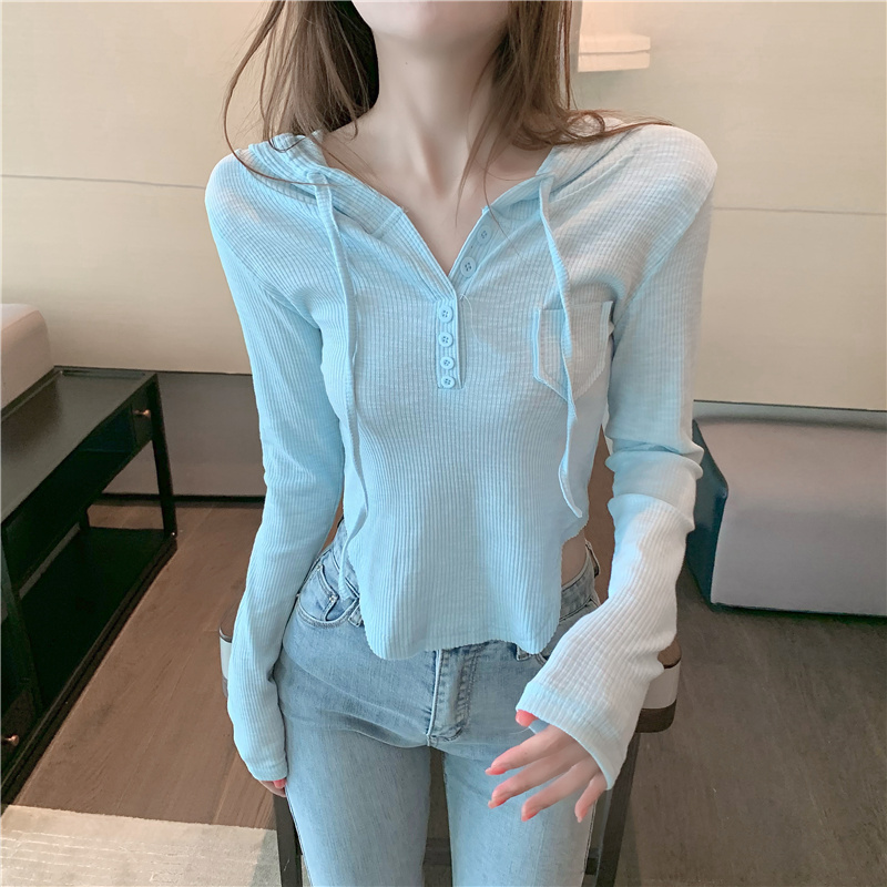 Simple Casual T-shirt Korean style tops for women