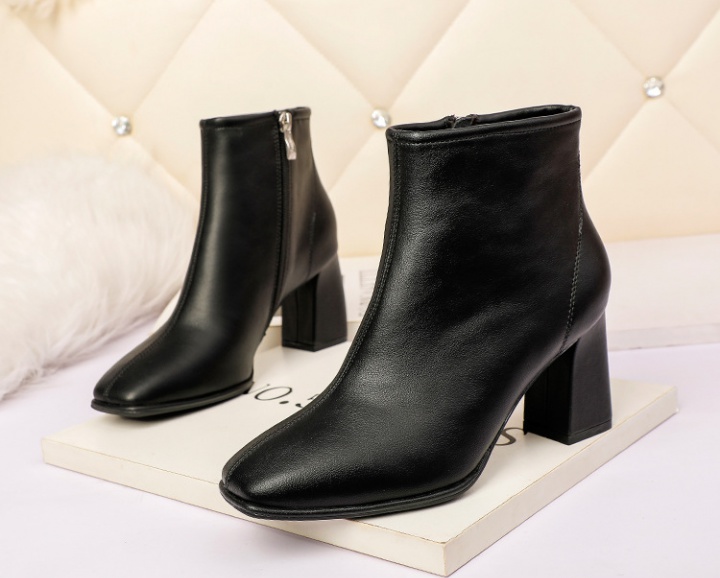 Genuine leather boots short boots for women