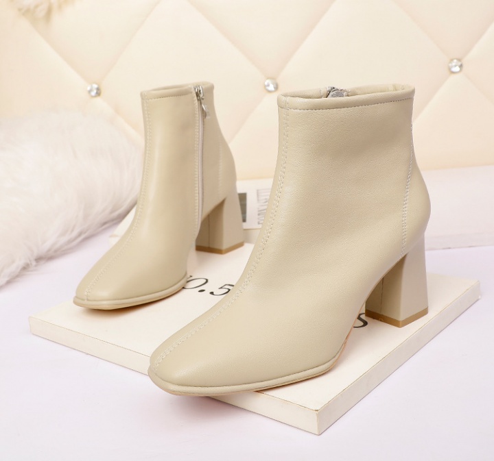 Genuine leather boots short boots for women