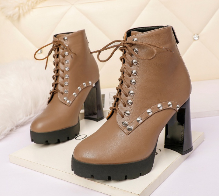 Thick crust short boots slim martin boots for women