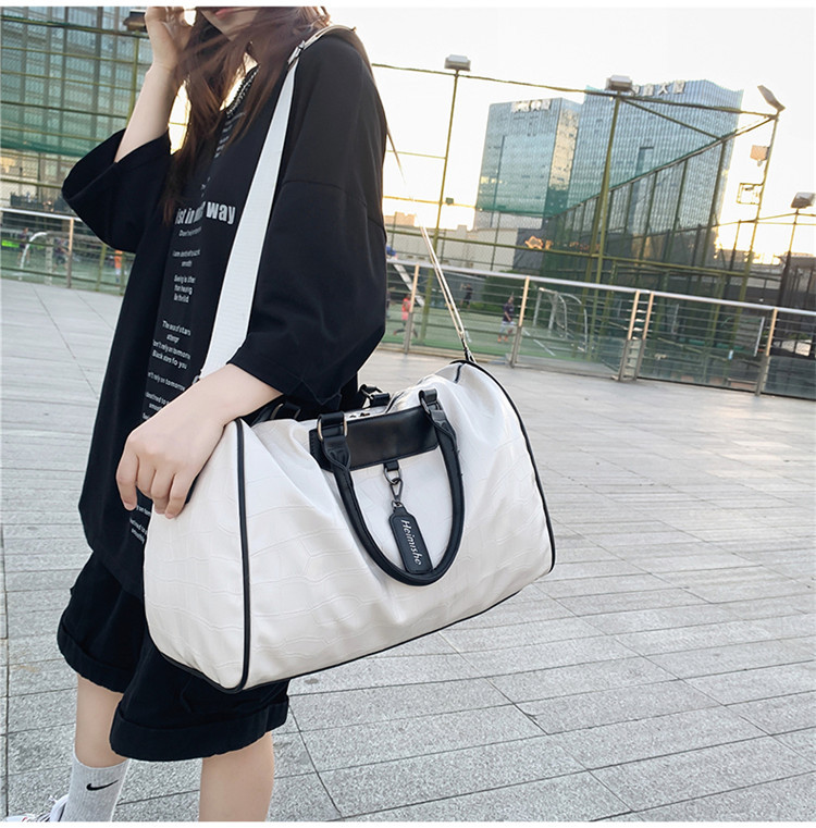 Fitness travel Korean style short travel bag for women