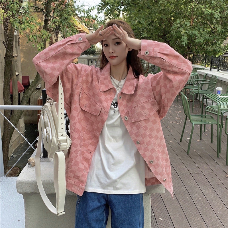 Korean style loose quality coat for women