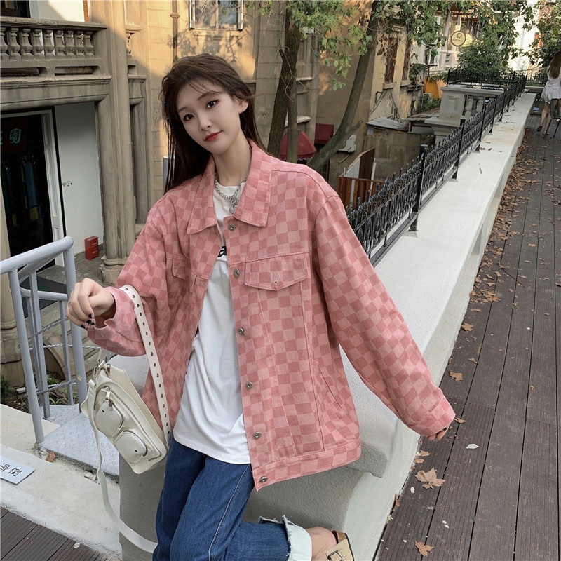 Korean style loose quality coat for women