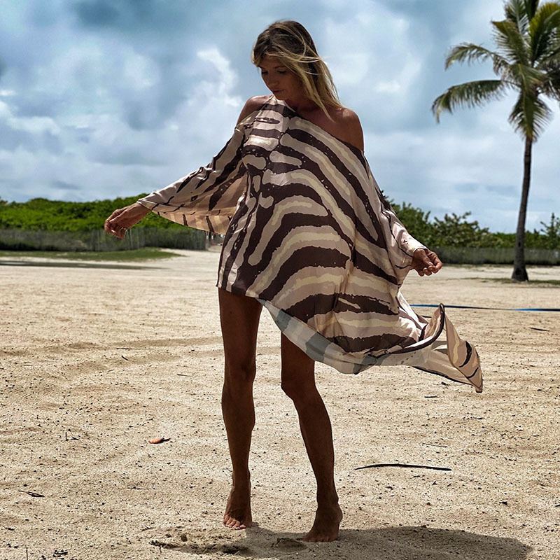 Spring Casual big skirt sandy beach vacation dress