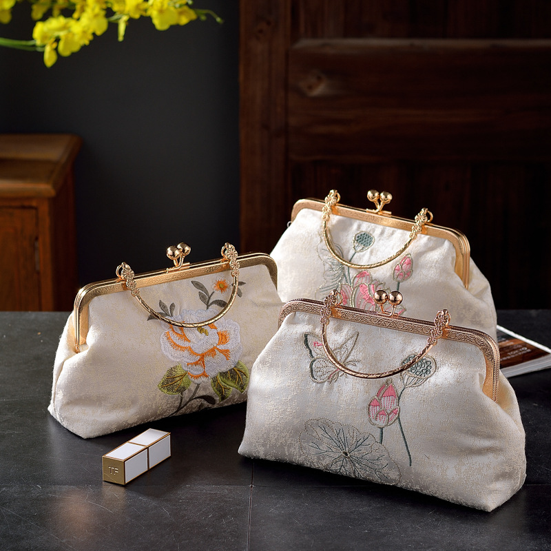 Refreshing lady messenger bag Chinese style handbag for women