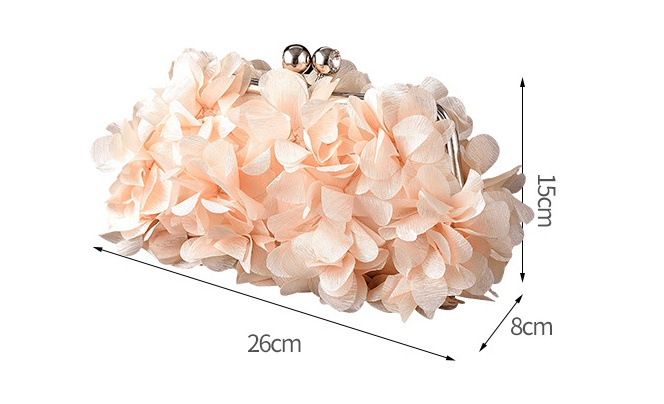 Bride flowers cheongsam banquet fashion handbag