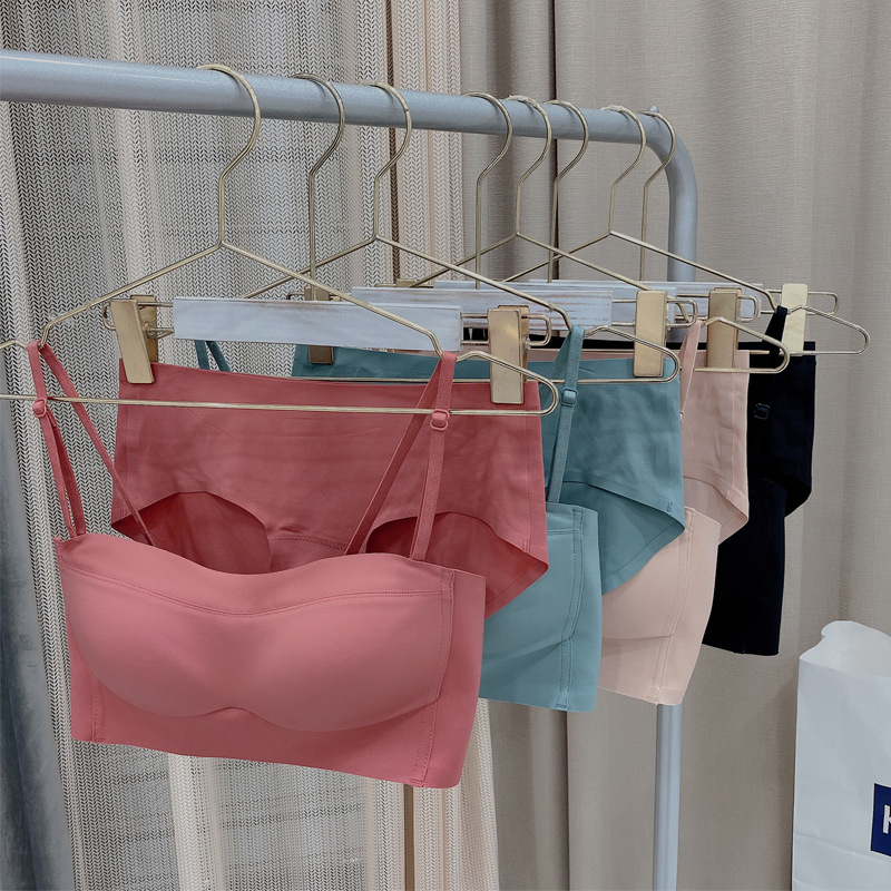 No rims Bra maiden underwear a set for women