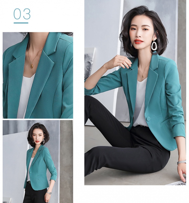 Black short coat temperament business suit for women