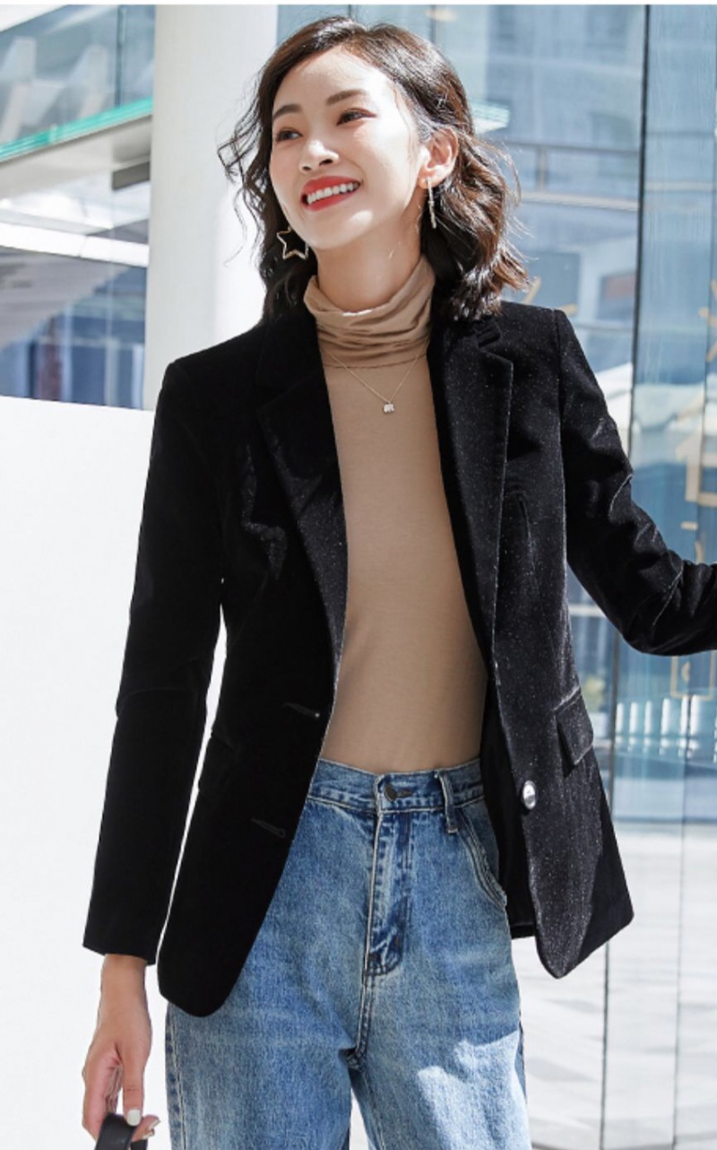 Slim business suit retro coat for women