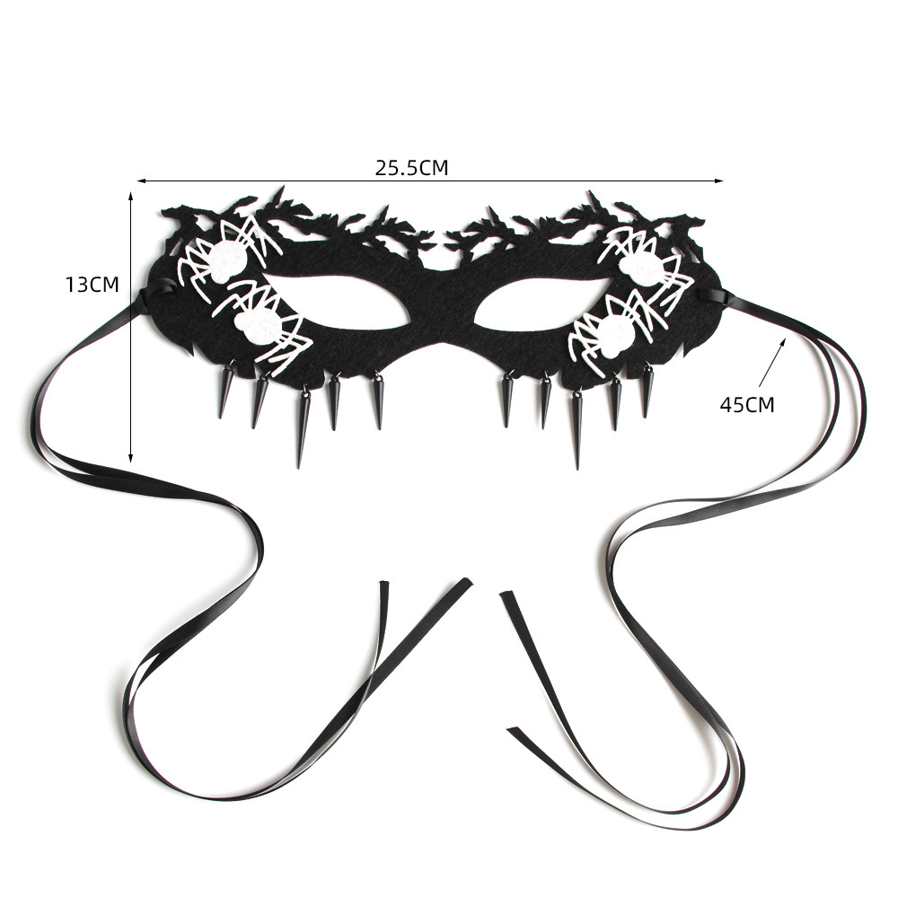 Party mask Punk style couples rivet prom headwear
