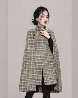 Fashion long overcoat British style temperament cloak