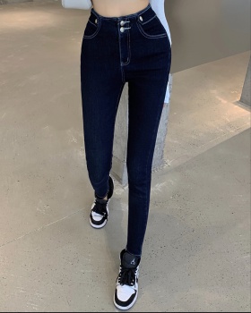 Korean style casual pants slim jeans for women