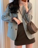 Simple Korean style business suit all-match coat