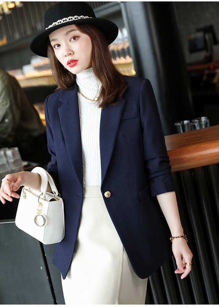 Long sleeve spring and autumn tops temperament Casual coat