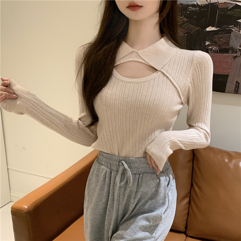 Autumn and winter Korean style long sleeve sweater