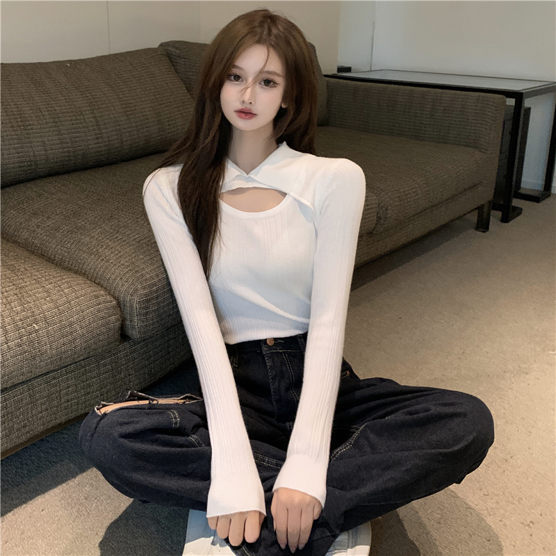 Autumn and winter Korean style long sleeve sweater