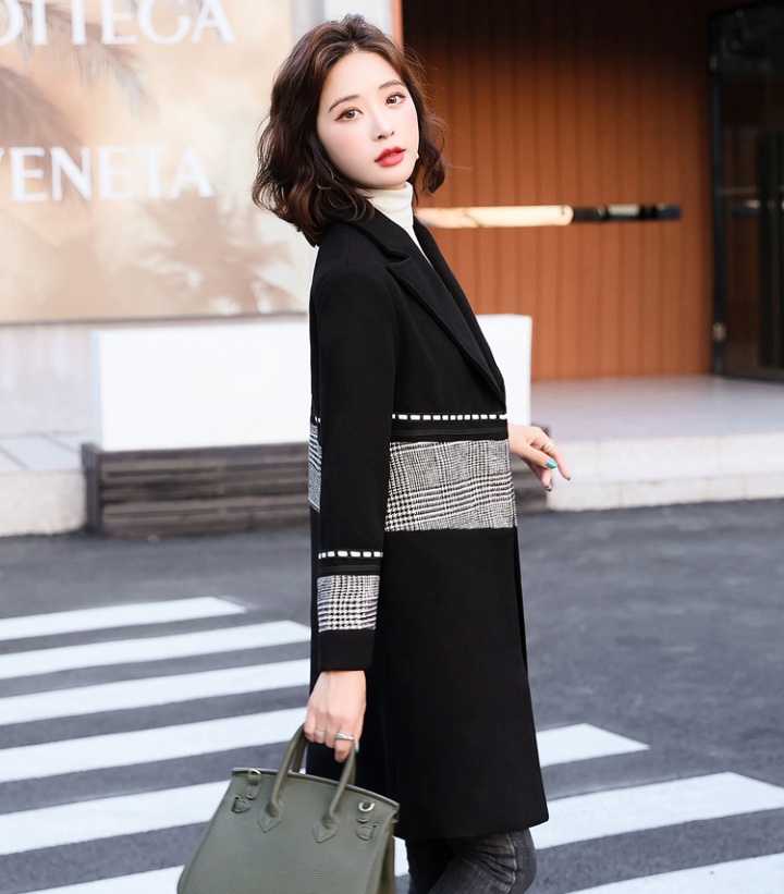 Long business suit autumn and winter overcoat for women
