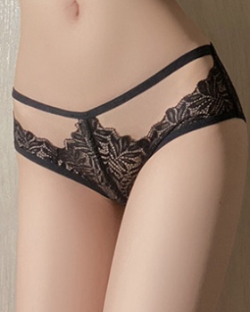 Hollow low-waist enticement sweet Japanese style lace briefs